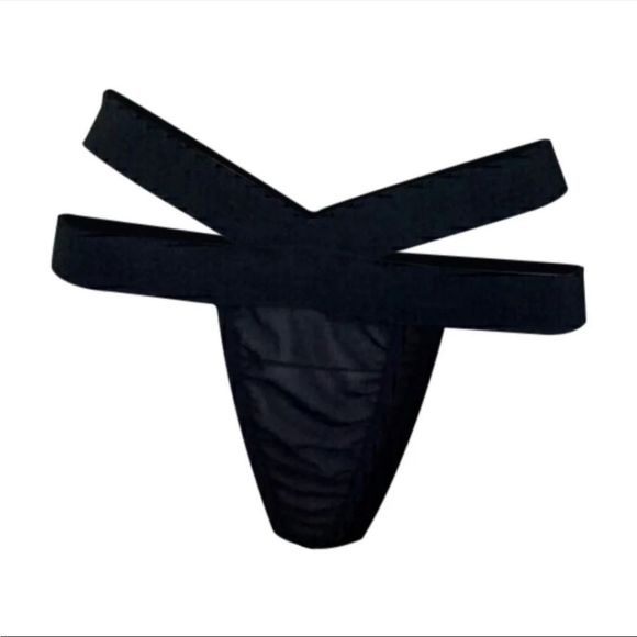 Panties Sheer Mesh Strappy Elastic Stretchy Lingerie Underwear XS - Picture 4 of 5